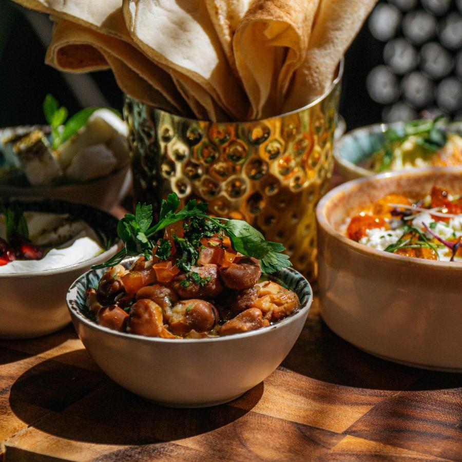 Somerset West Bay Doha Exterior photo A bowl of hummus