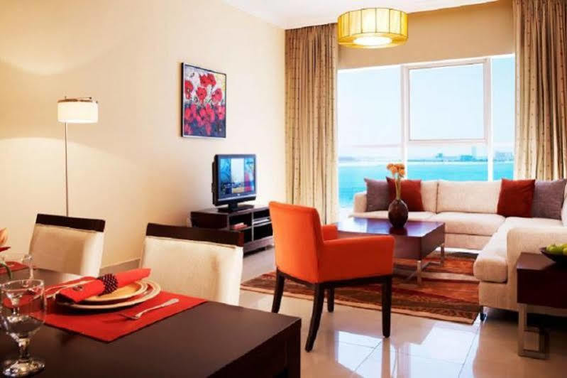 Somerset West Bay Doha Exterior photo A living room in a typical apartment